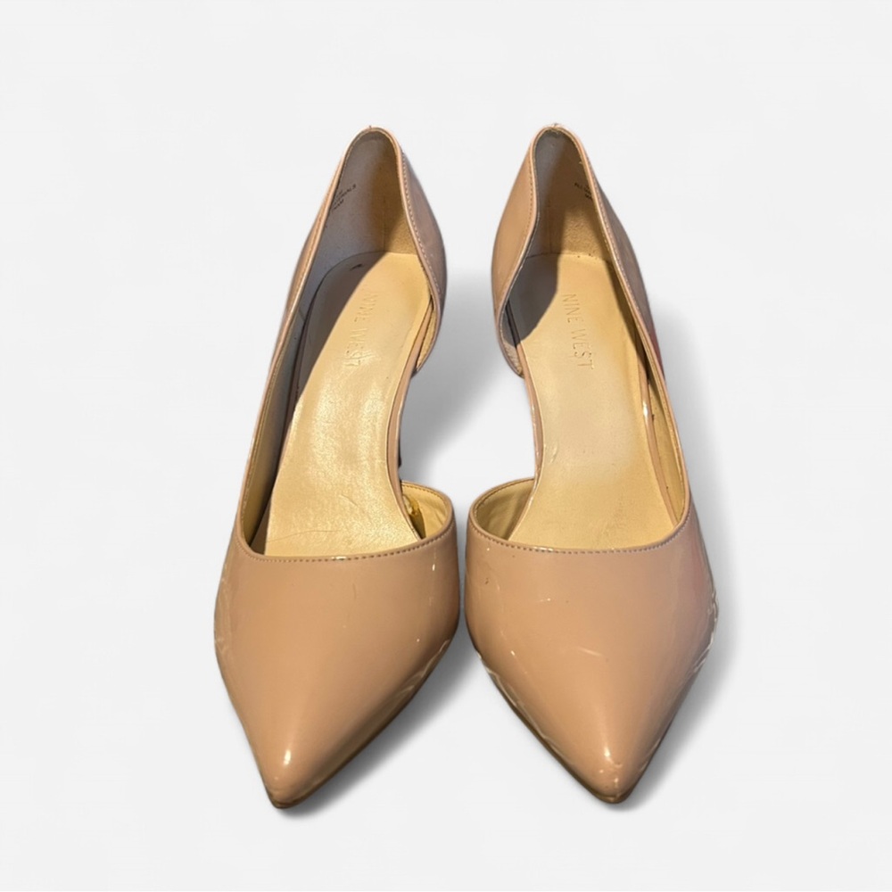 Nine West Beige Pointed-Toe Heels